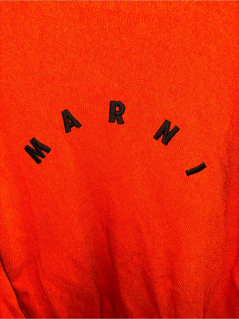 Marni Orange Logo Sweater - Picture 2 of 4